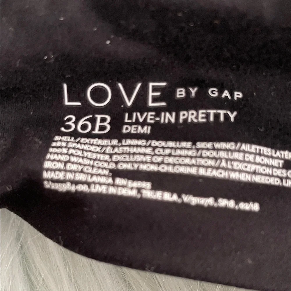 GAP Classic Black Bra with Lace Detail one is 34B one is 36B  $15 a piece